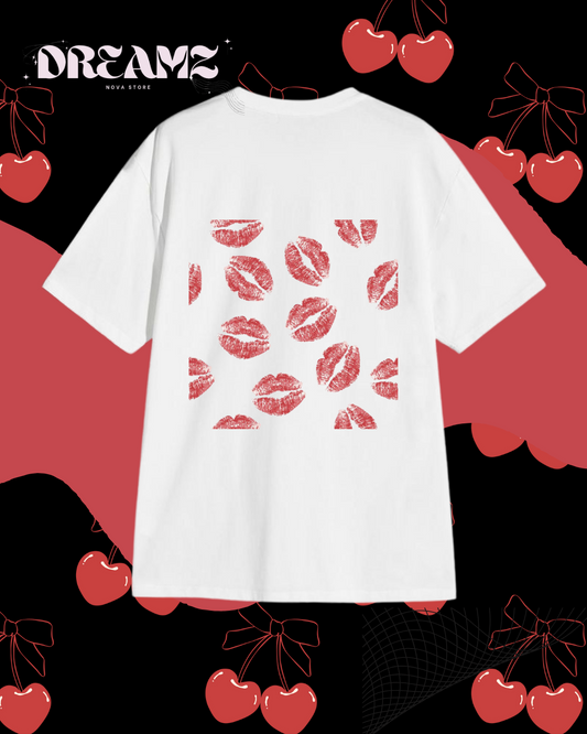 Cherry Kiss Oversized Unisex T-Shirt